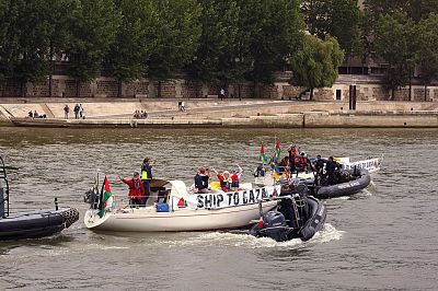 Palestine. La flottille pour Gaza empêchée d’accoster à Paris (vidéos)